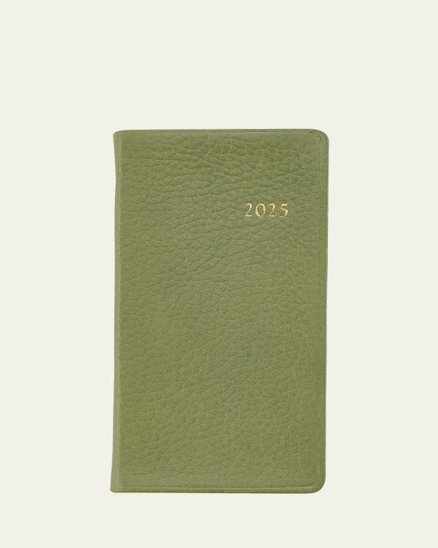2025 6" Leather Pocket Datebook