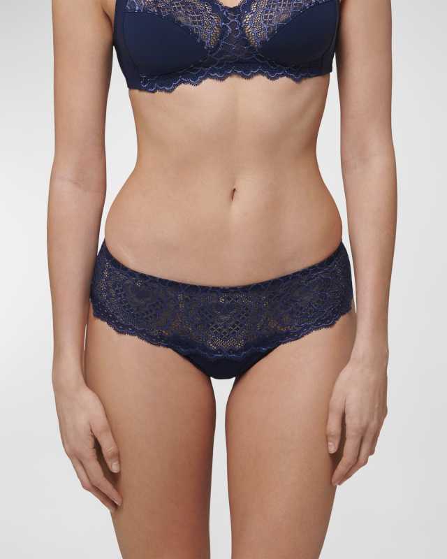 Caresse Lace-Trim Boyshorts