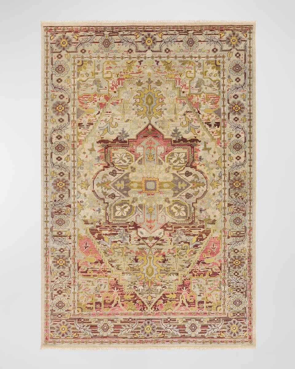 Cappadocia Burgundy Hand-Knotted Rug, 8' x 11'