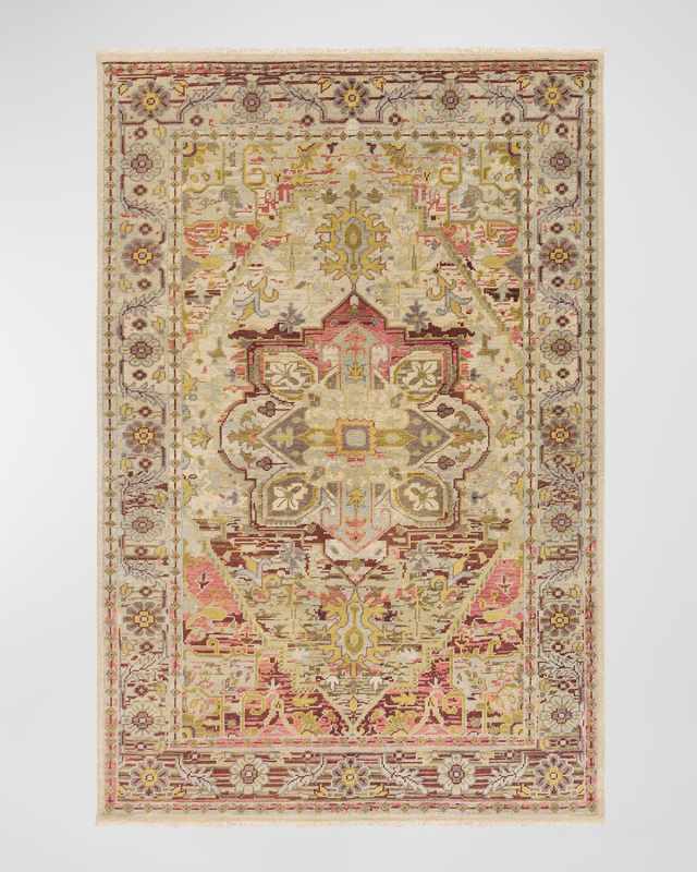 Cappadocia Burgundy Hand-Knotted Rug, 8' x 11'