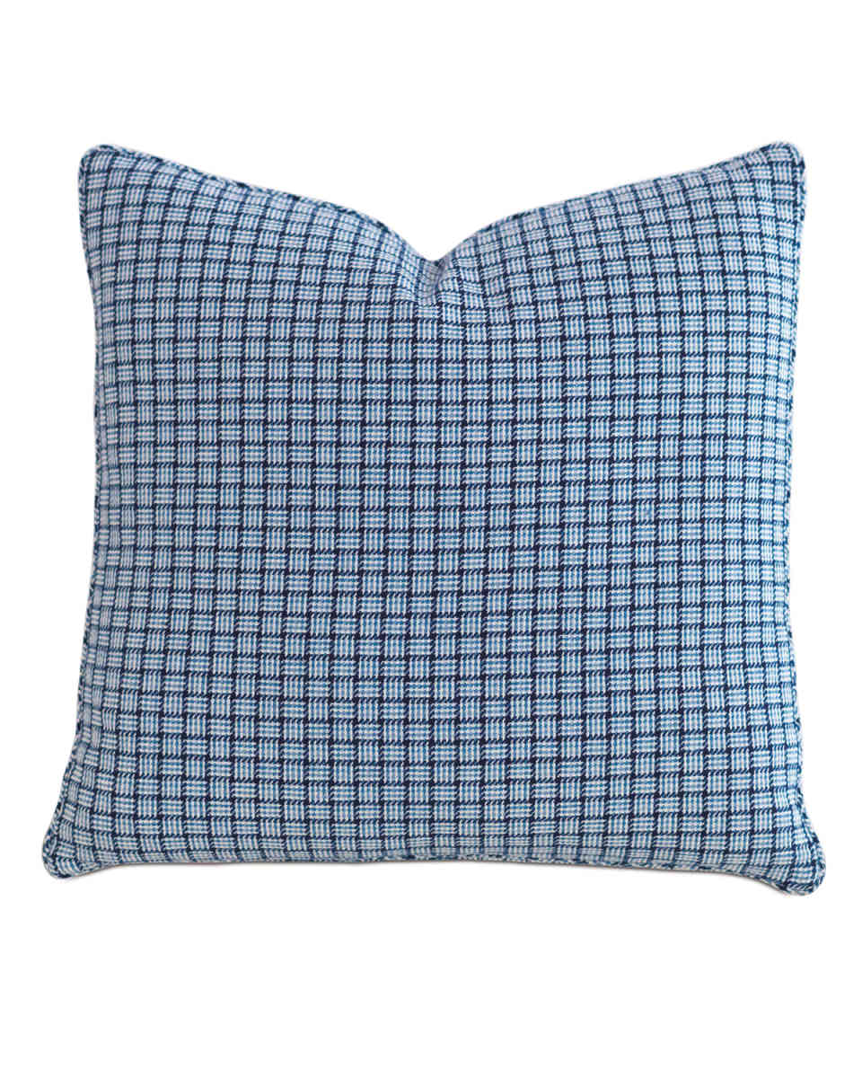 Watermill Decorative Pillow, 22"Sq.