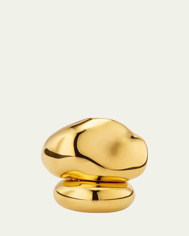Brass Stacked Ring