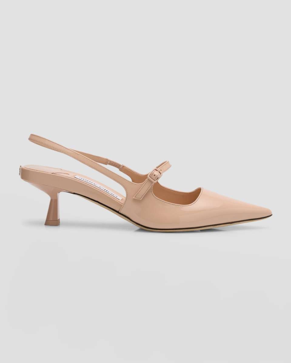 Didi Leather Mary Jane Slingback Pumps