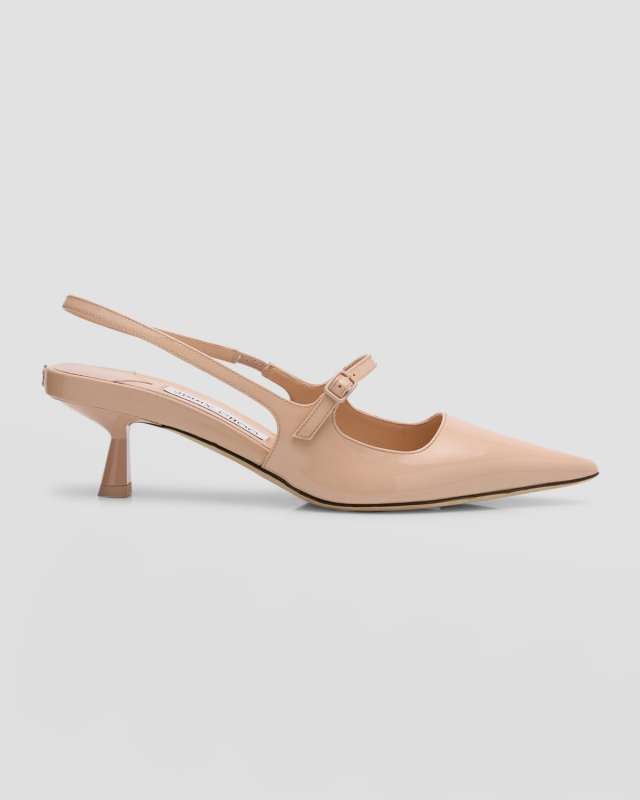 Didi Leather Mary Jane Slingback Pumps