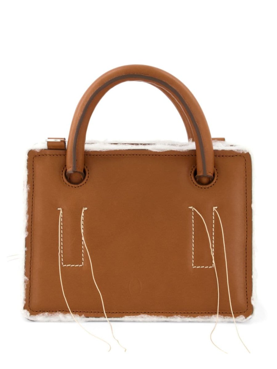 mini Otto leather tote bag