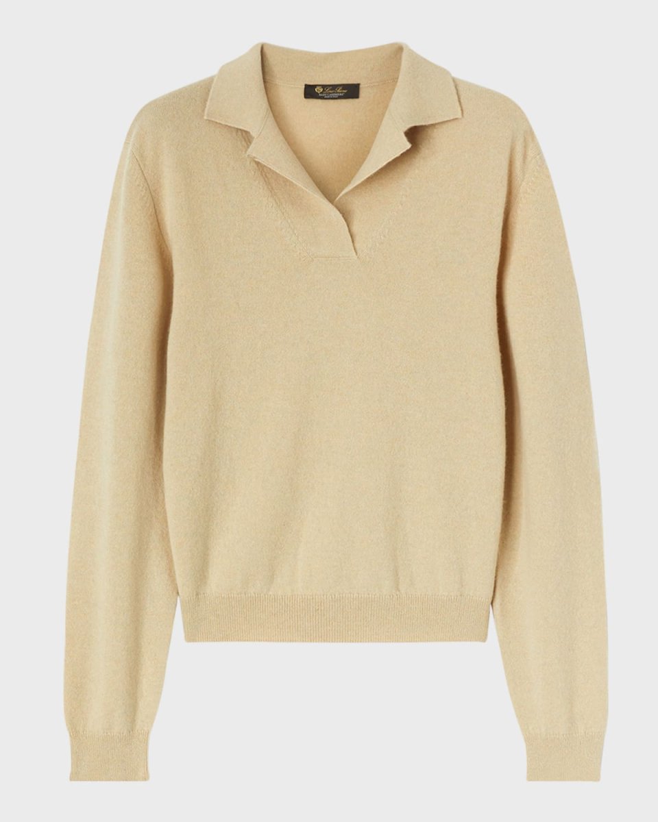 Lago Dorta Cashmere Polo Sweater