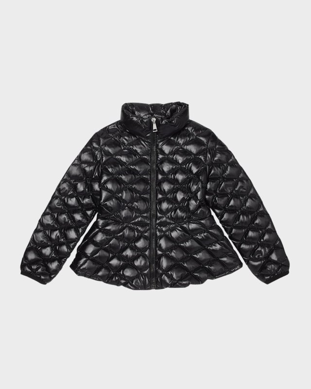 Girl's Barvie Diamond Quilted Jacket, Size 4-