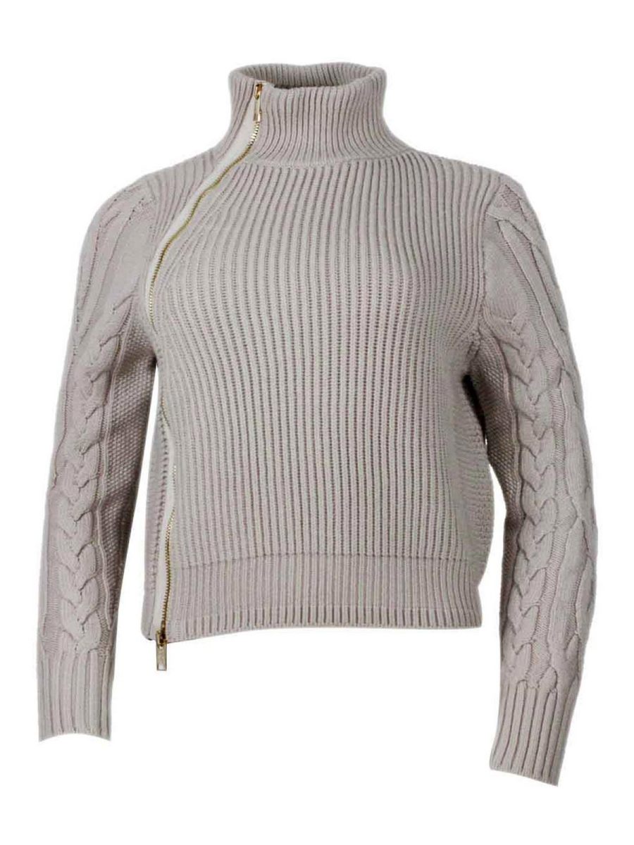 Lorena Antoniazzi Pull Col Rond - Beige