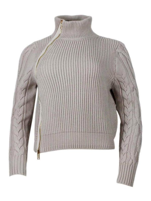 Lorena Antoniazzi Pull Col Rond - Beige
