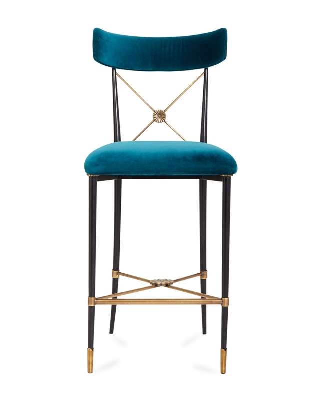 Rider Counter Stool, Blue