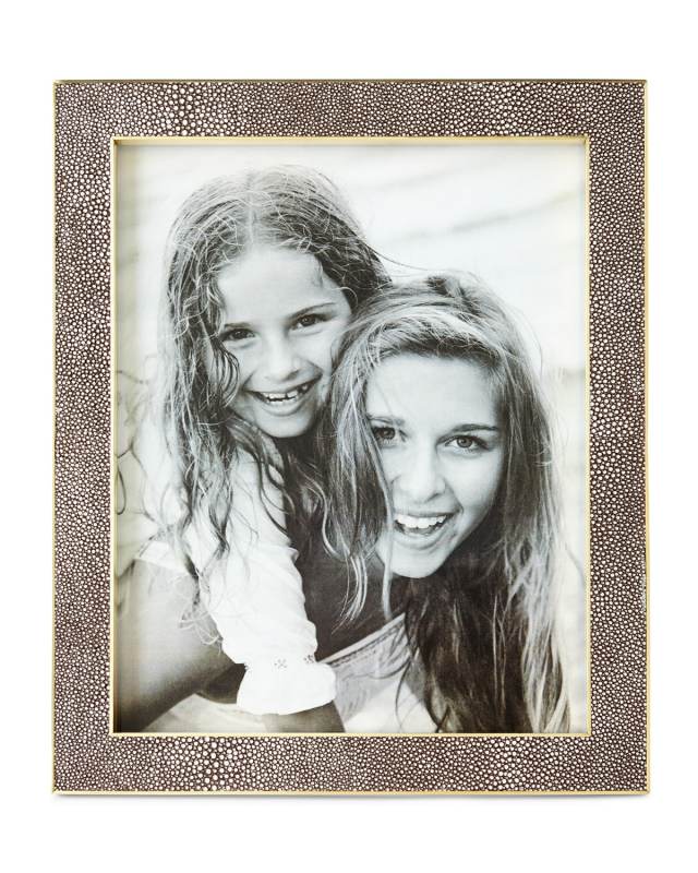 Classic Faux Shagreen Frame, 8" x 10"