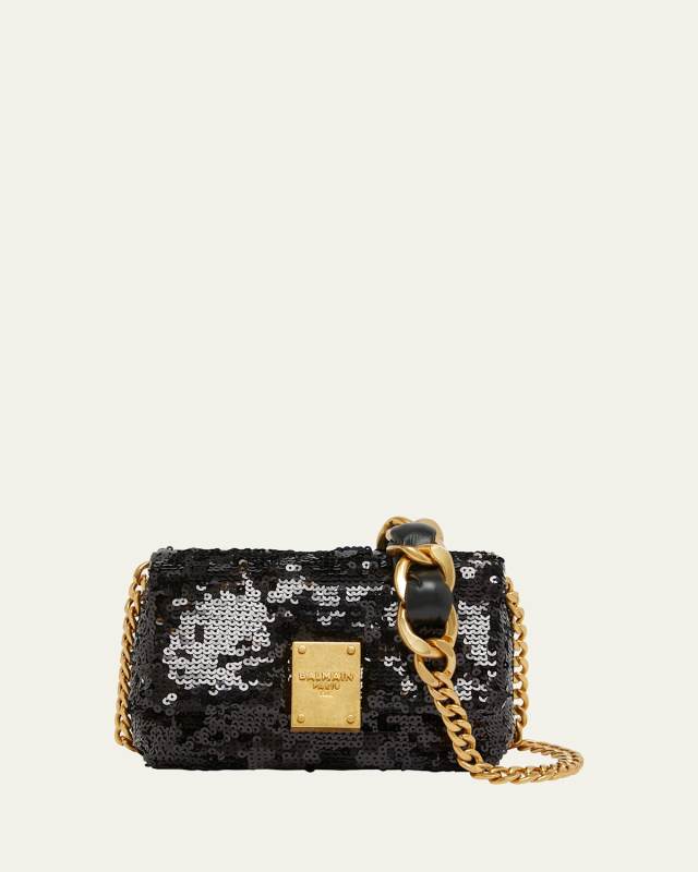 1945 Mini Shoulder Bag in Sequin Leather