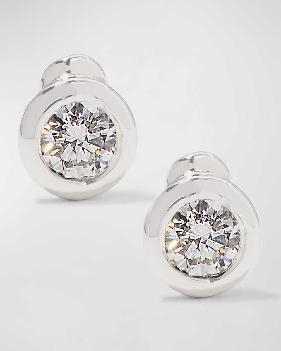 18k Diamond Stud Earrings