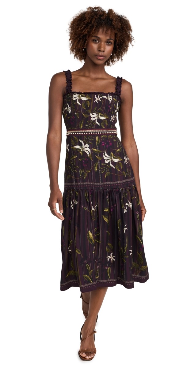 Agua by Agua Bendita Nispero Café Dress Multicolor