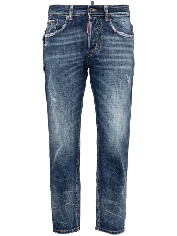 logo-print jeans