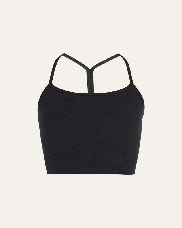 Space-dye Slim Racerback Cropped Tank