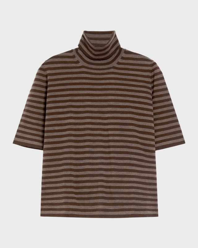 Vadius Striped Elbow-Sleeve Sweat