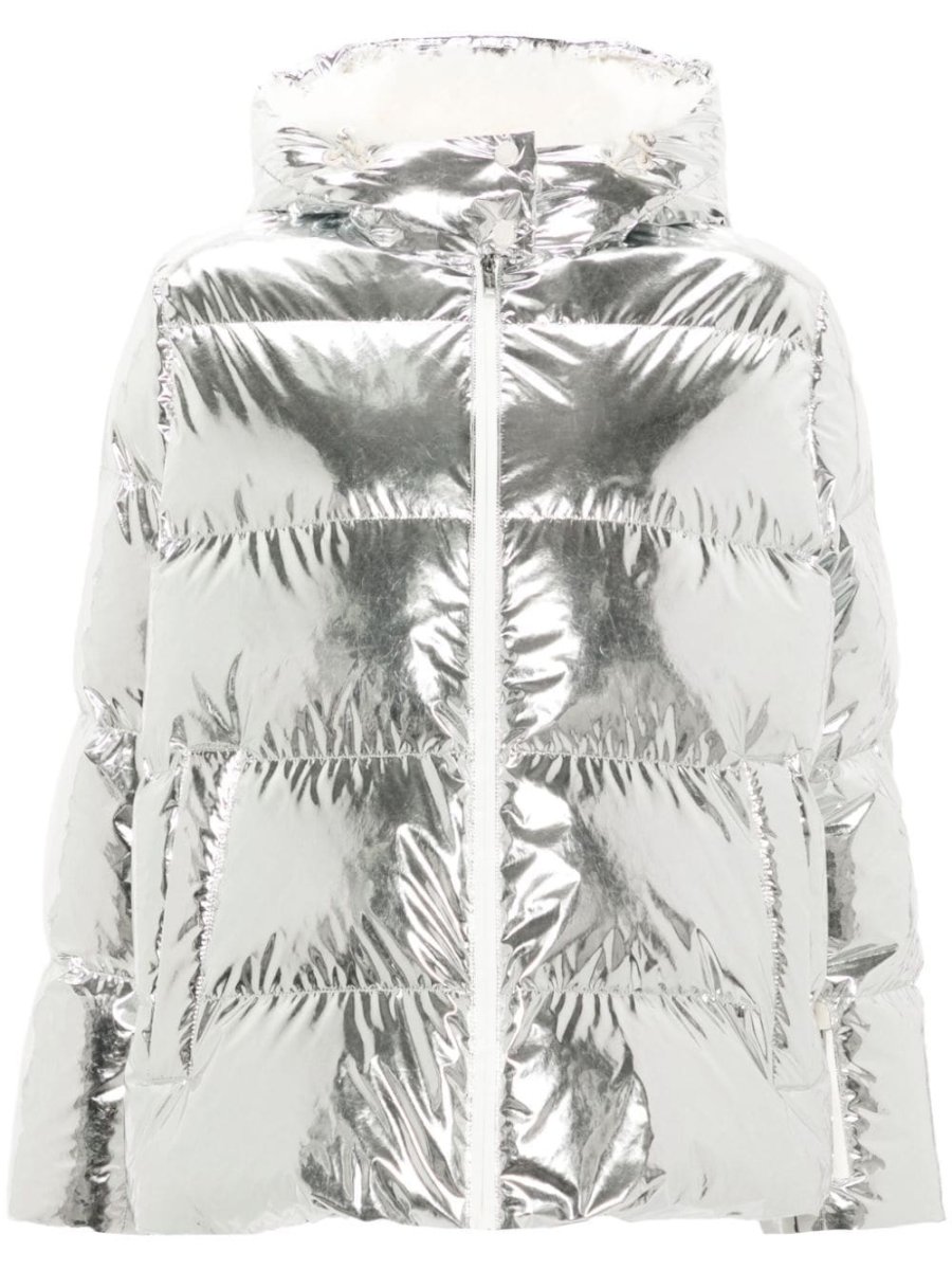 hooded puffer jacket