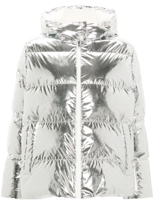 hooded puffer jacket