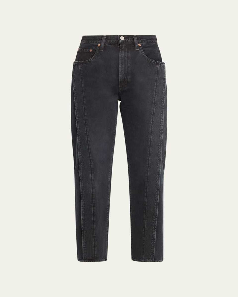 Fold High Rise Jeans