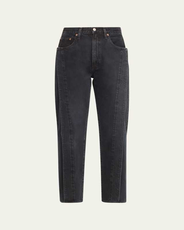 Fold High Rise Jeans
