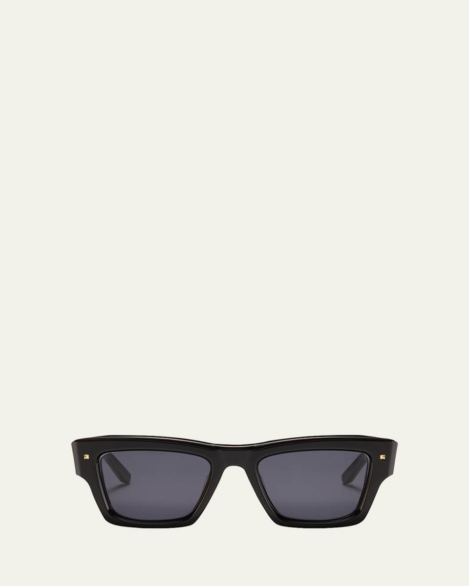 XXII Square Acetate & Titanium Sunglasses