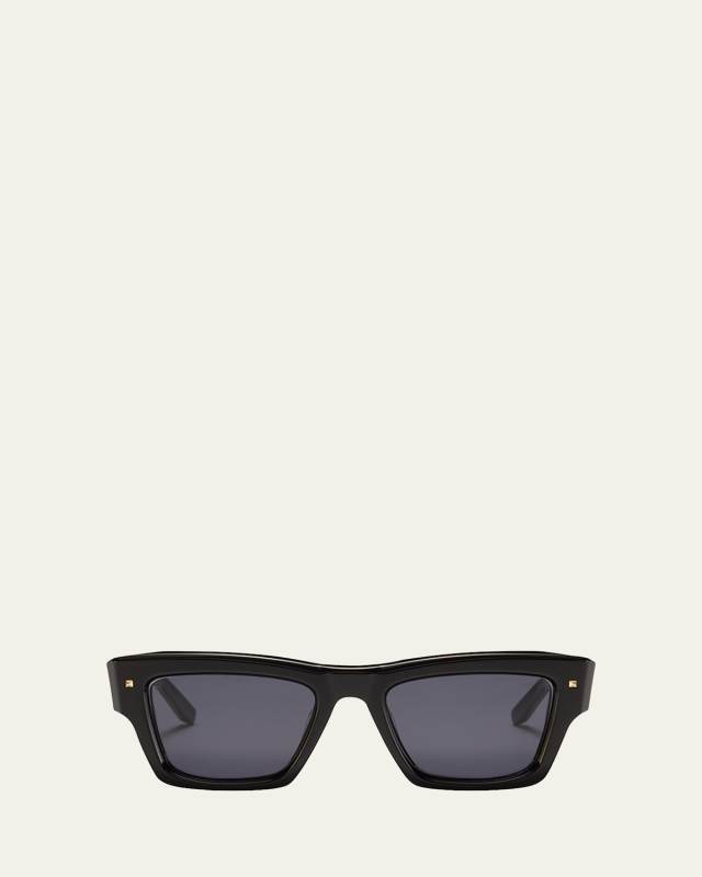 XXII Square Acetate & Titanium Sunglasses
