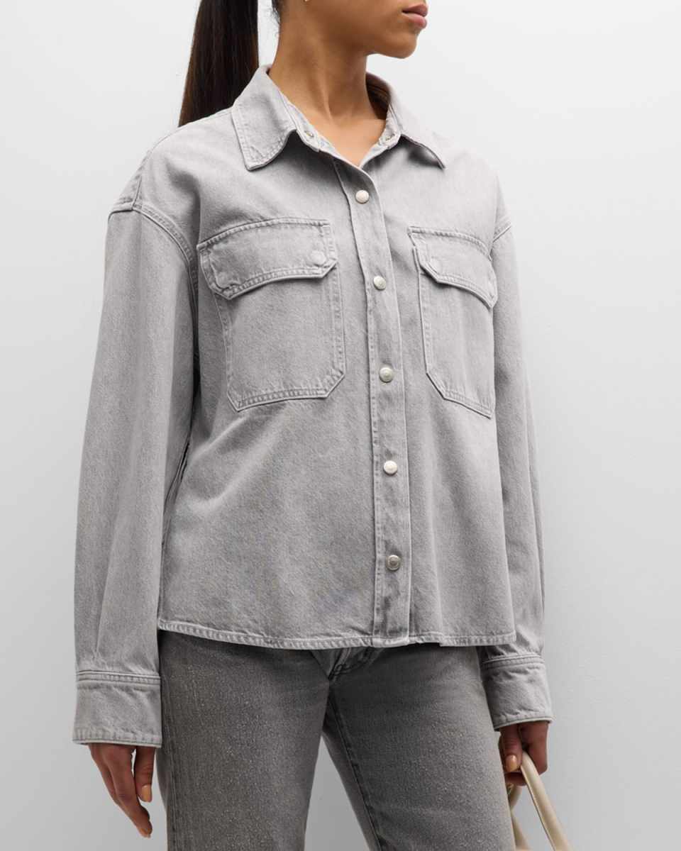 Gwen Slice Denim Shirt