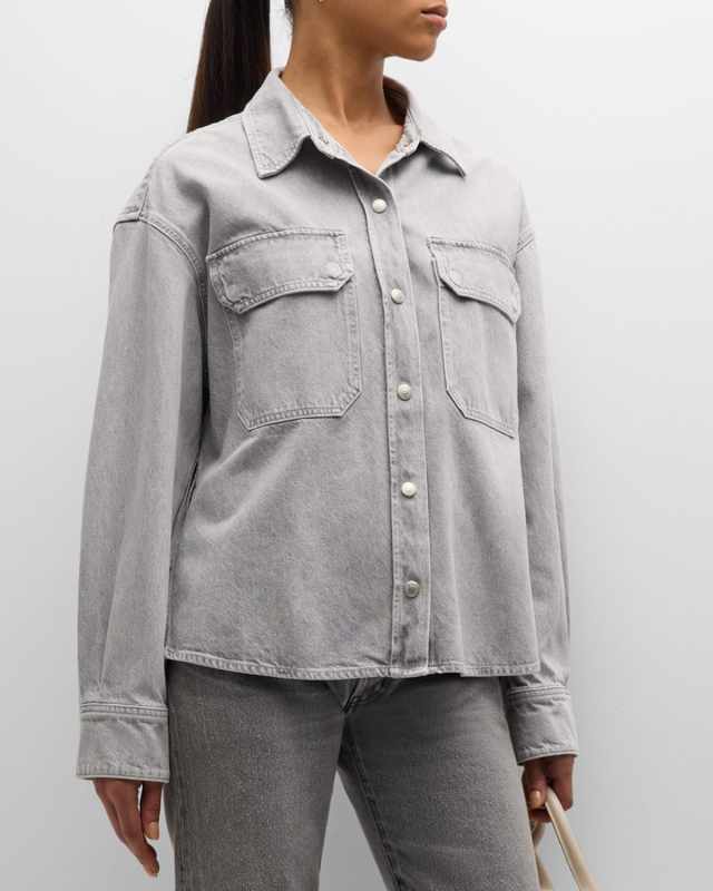 Gwen Slice Denim Shirt