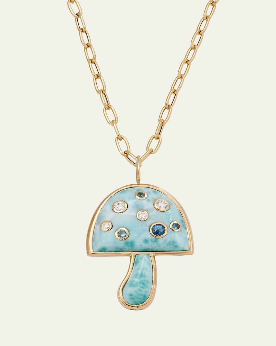 Magic Mushroom Pendant Necklace