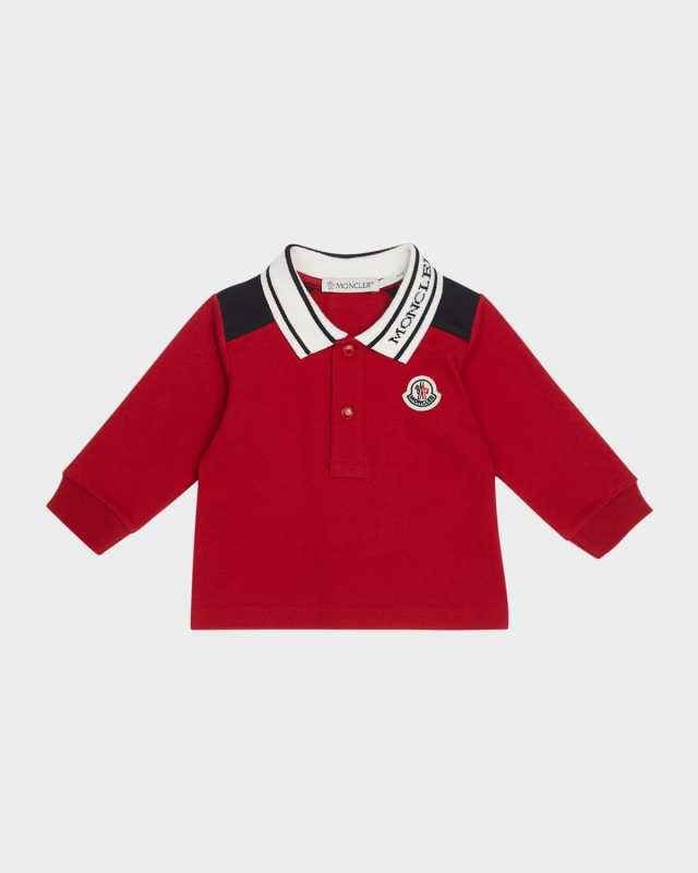 Boy's Logo-Print Polo Shirt, Size 6M-3
