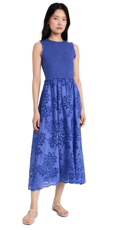 Shoshanna Roberta Dress Amparo Blue