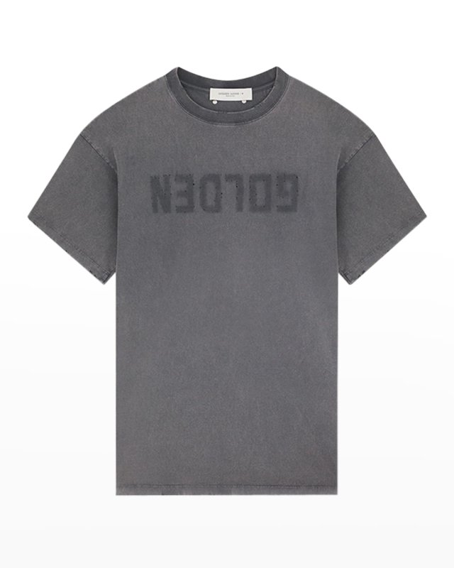 Distressed Logo T-Shirt Dress