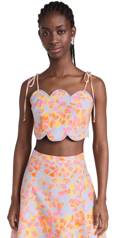 AMUR Dia Tie Scallop Top Painted Scaevola
