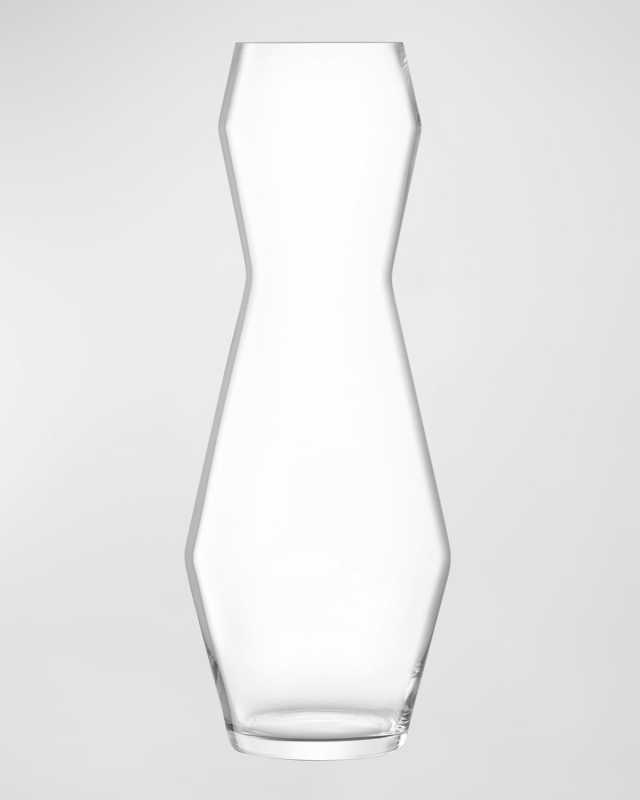 Sculpt 25.5" Vase, Clear