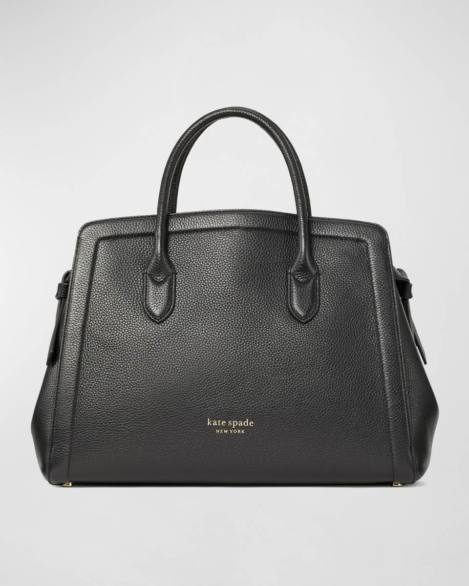 knott large leather satchel bag
