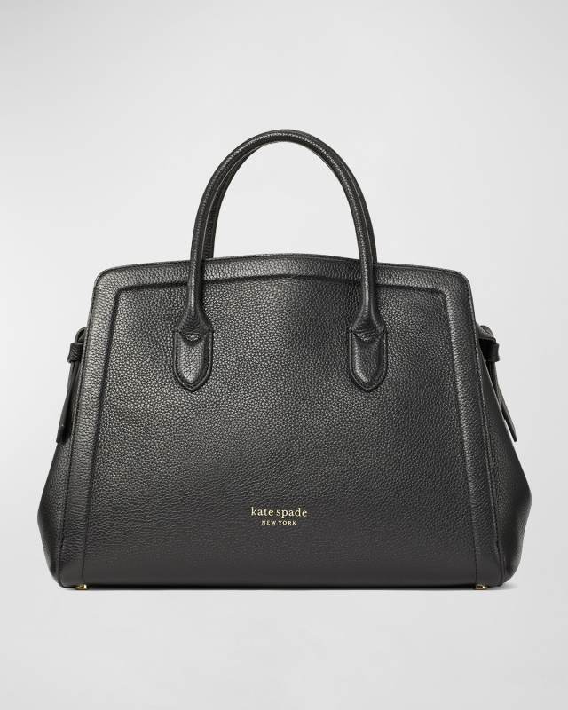 knott large leather satchel bag