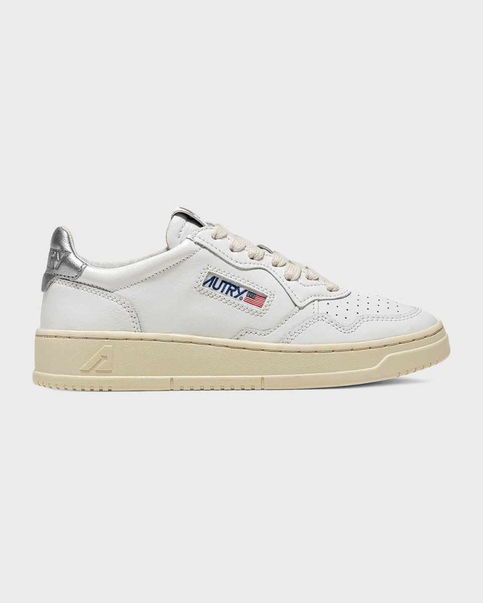 Medalist Low-Top Bicolor Leather Sneakers