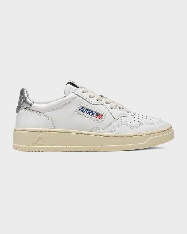 Medalist Low-Top Bicolor Leather Sneakers