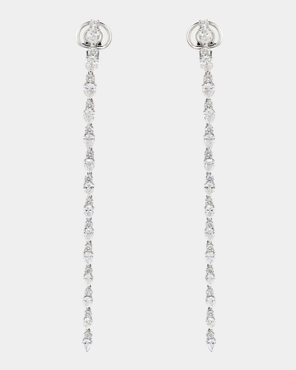 Diamond Dangle Earrings