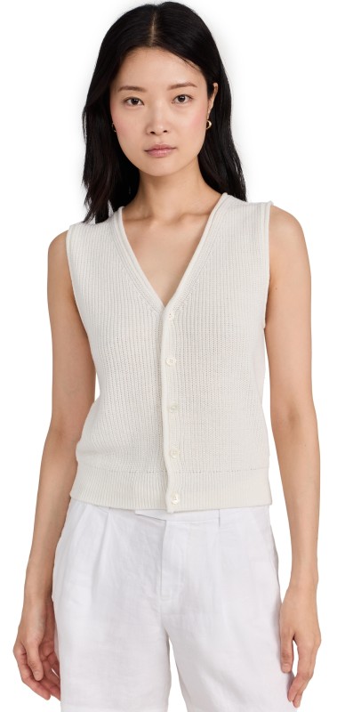 Alex Mill Eldridge Sweater Vest Off White
