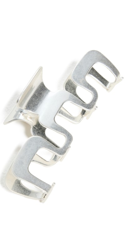 Cult Gaia Alma Claw Clip Antique Silver