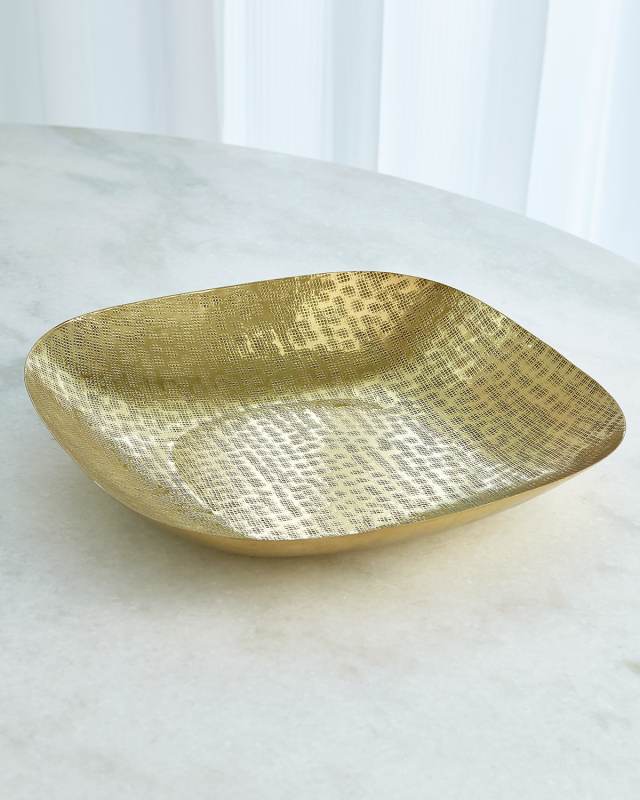 Hammered Square Bowl