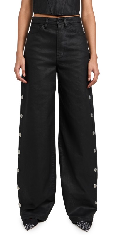 3x1 Flip Jeans Coated Noir