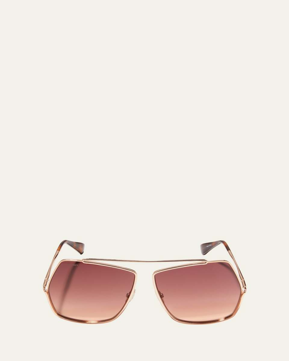 Elsa Geo Metal Butterfly Sunglasses