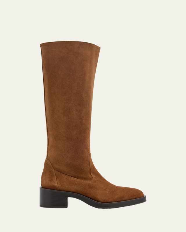 Kaia Suede Knee Boots