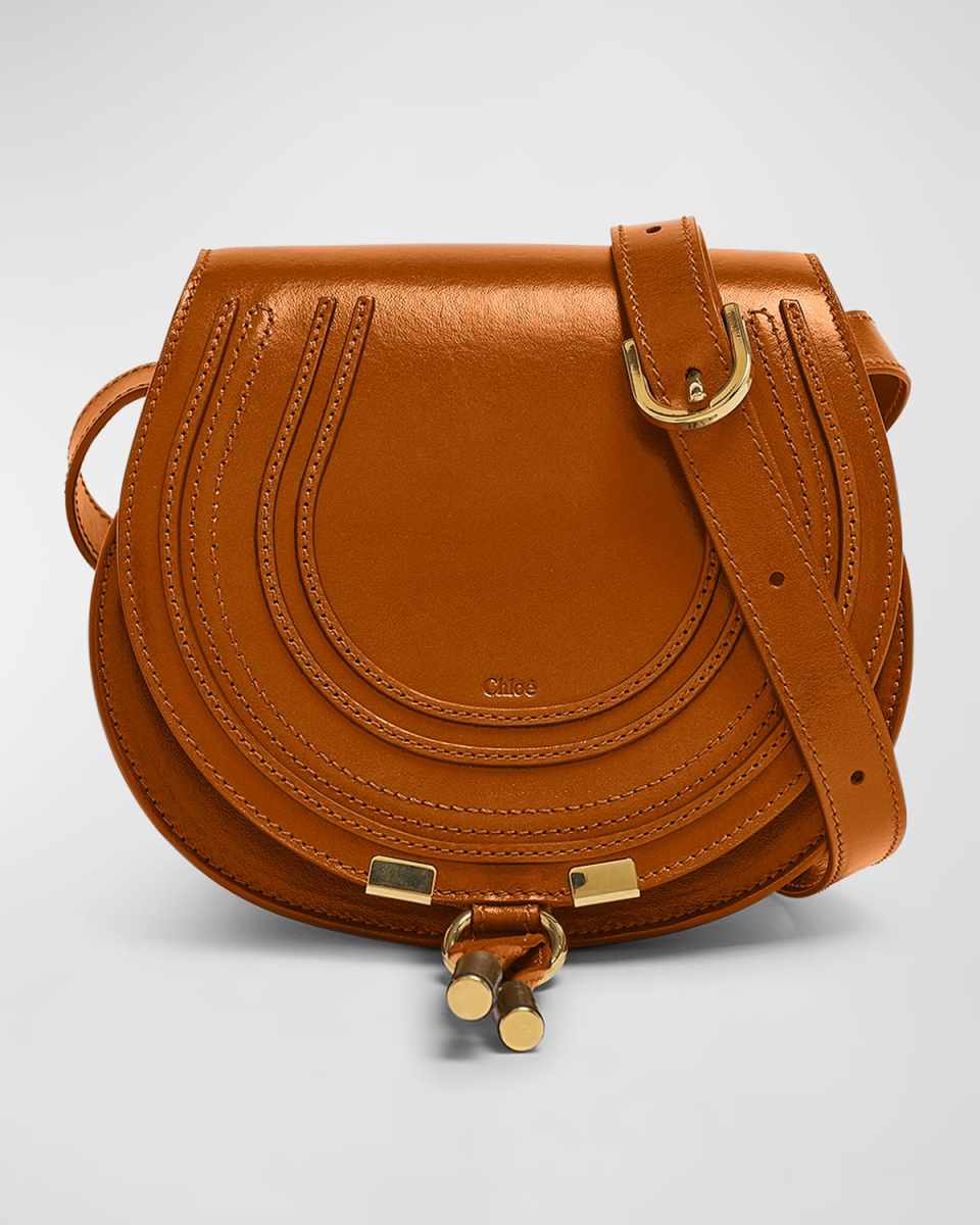 Marcie Small Crossbody Bag in Shiny Calfskin
