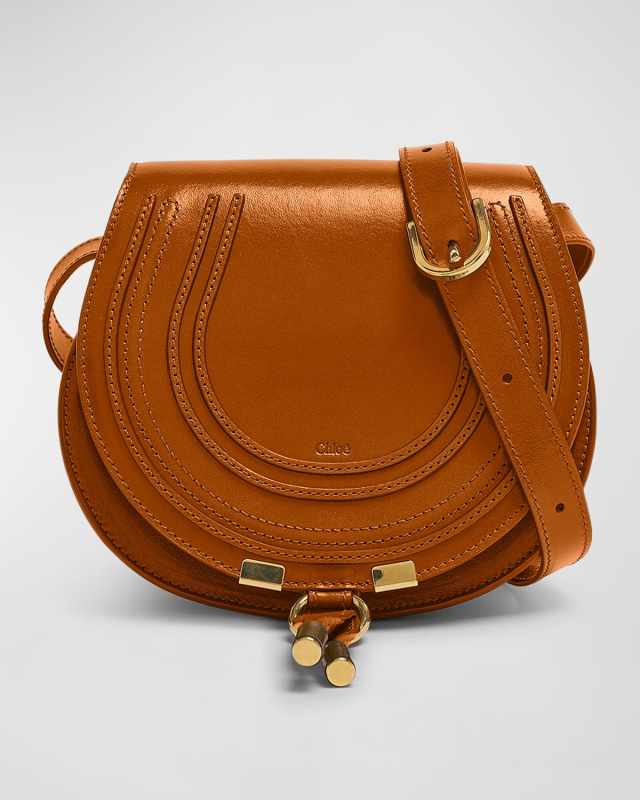 Marcie Small Crossbody Bag in Shiny Calfskin