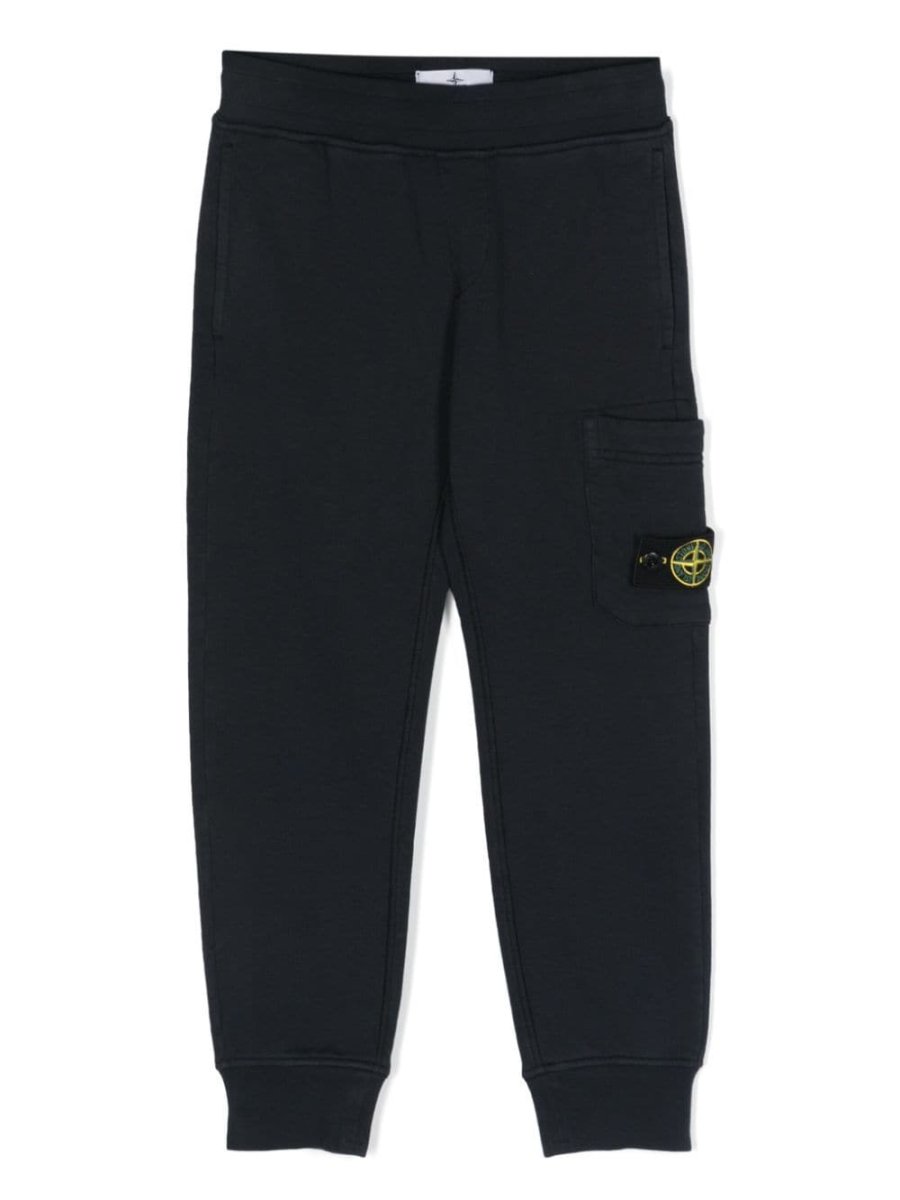 straight-leg cotton trousers