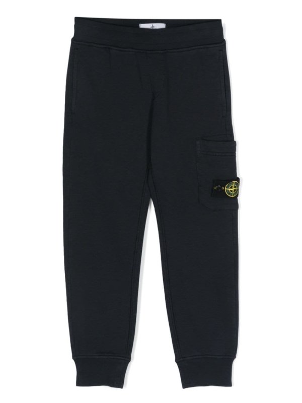 straight-leg cotton trousers